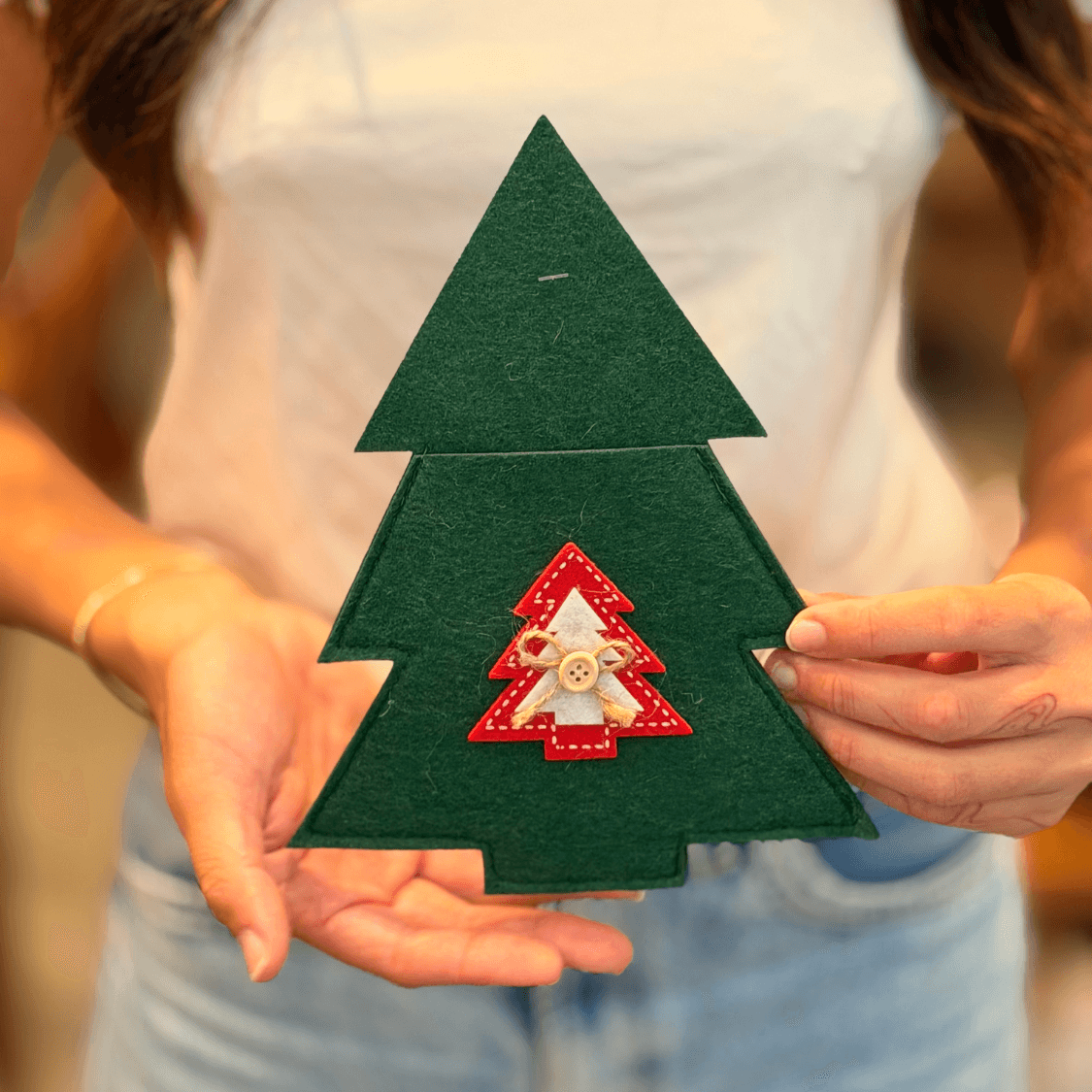 Porta Guardanapo Árvore de Natal