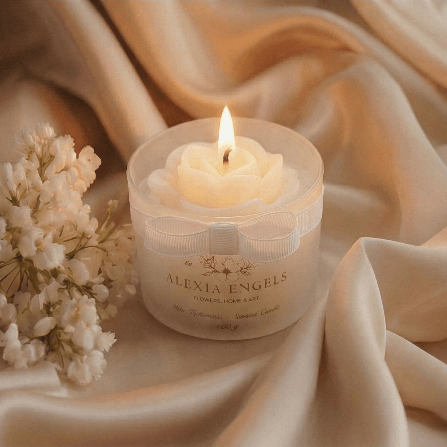 Vela Perfumada - Rosas Búlgaras 100g