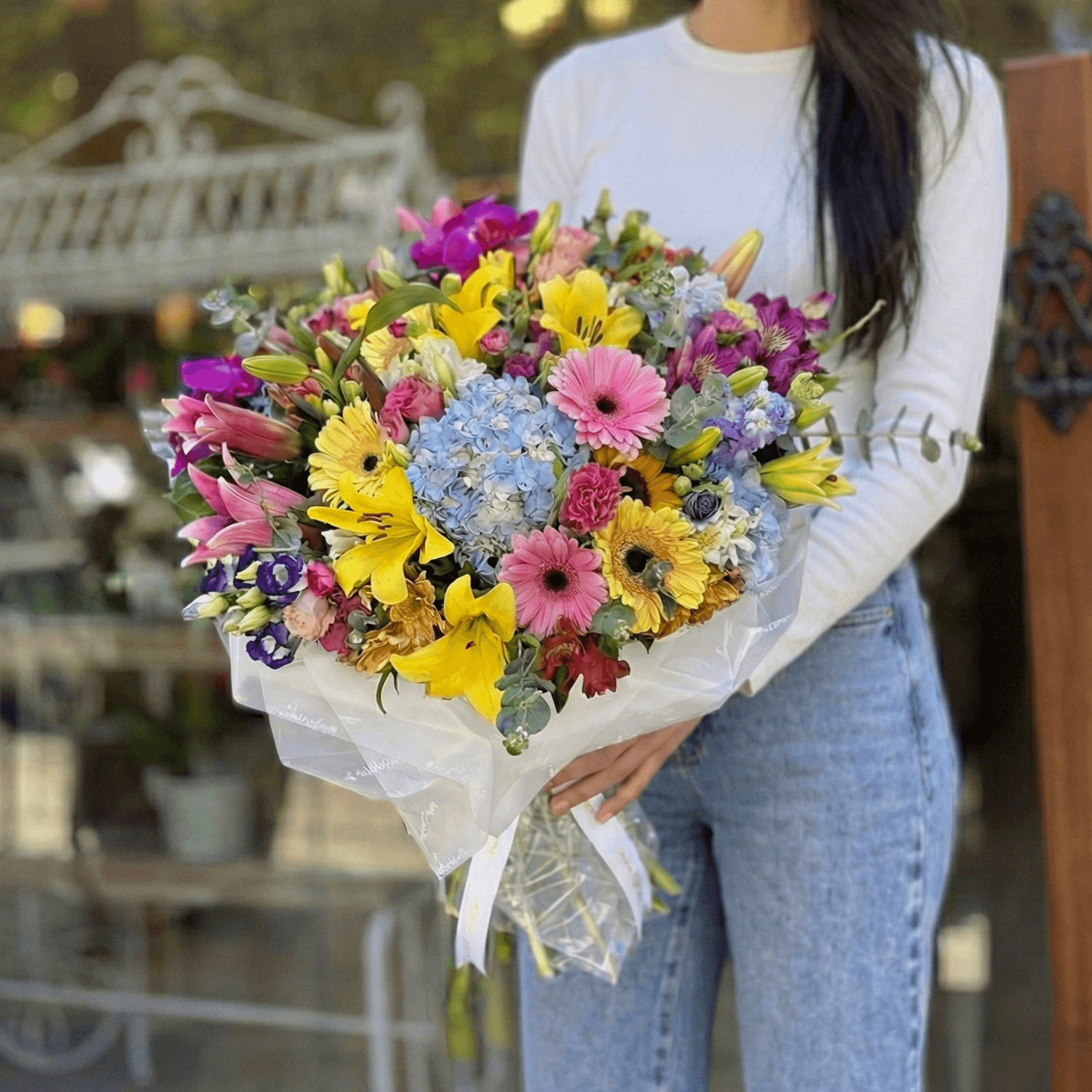 Mega Buquê Mix de Flores (50 Flores)