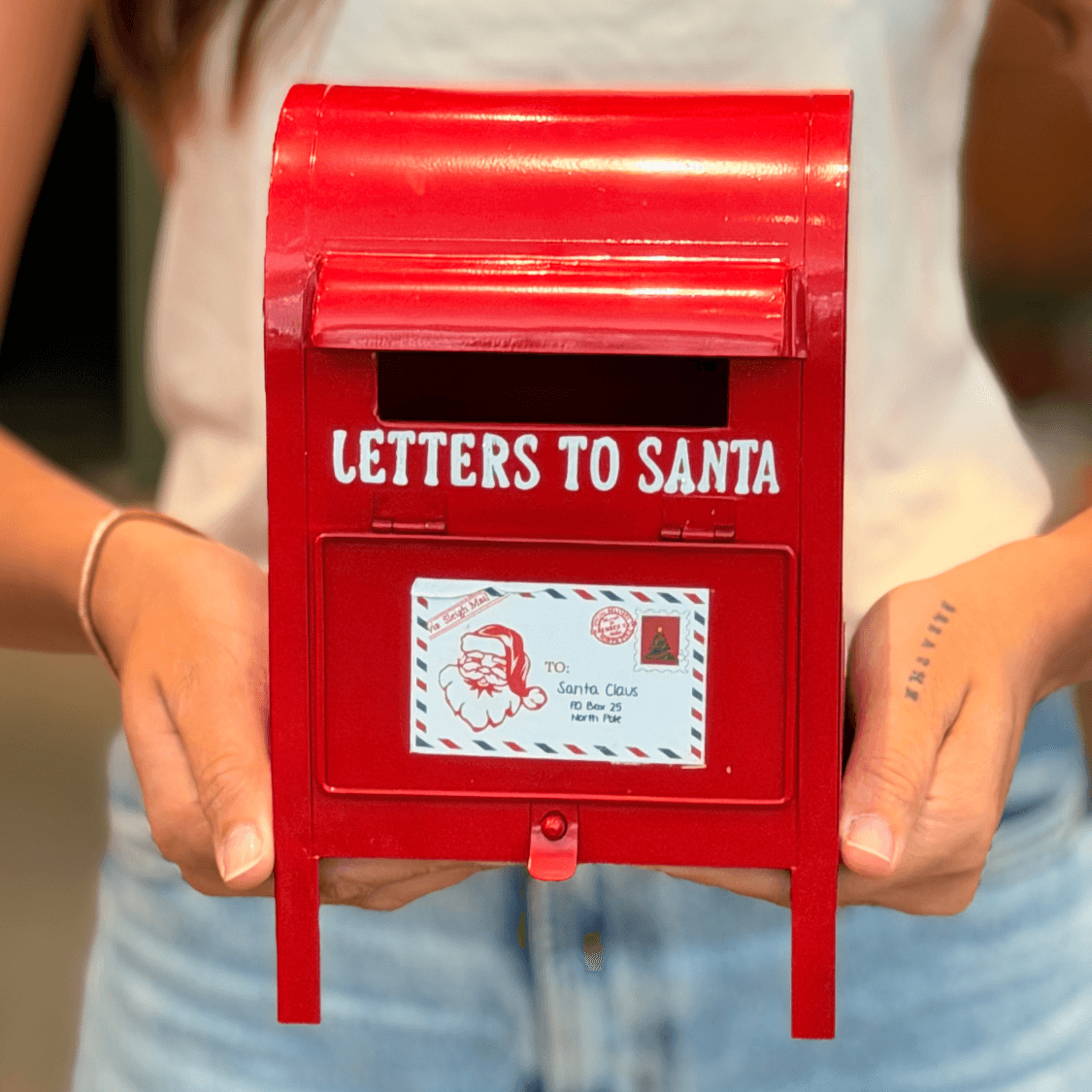 Caixa Decorativa Letter to Santa M