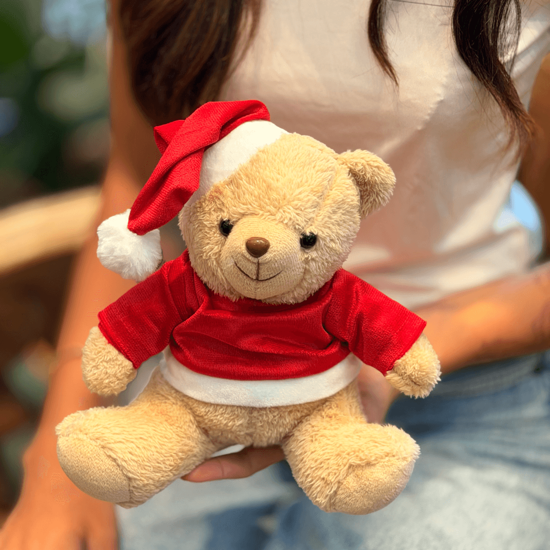 Pelúcia Natalina com gorro