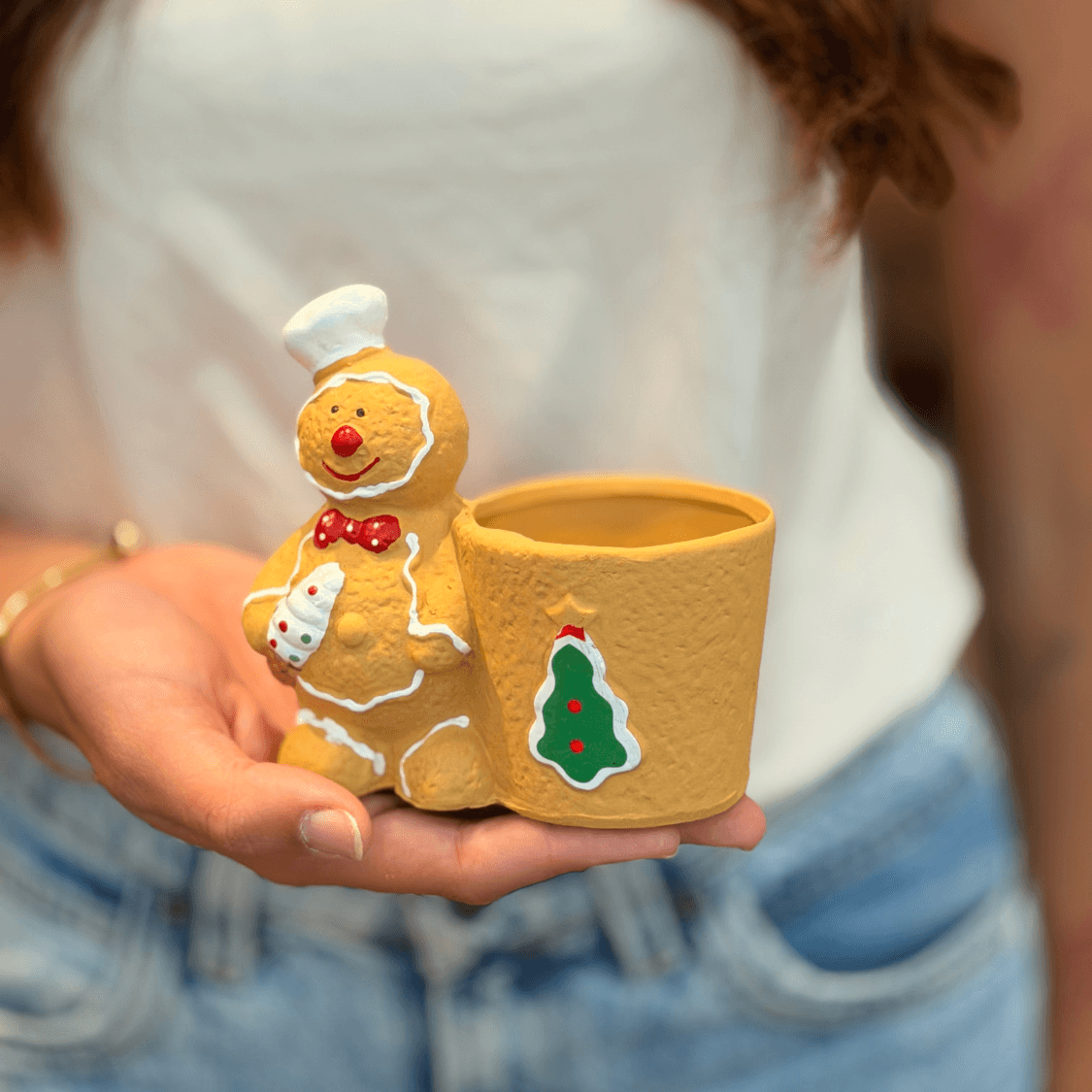 Vaso Decorativo Gingerbread Cozinheiro