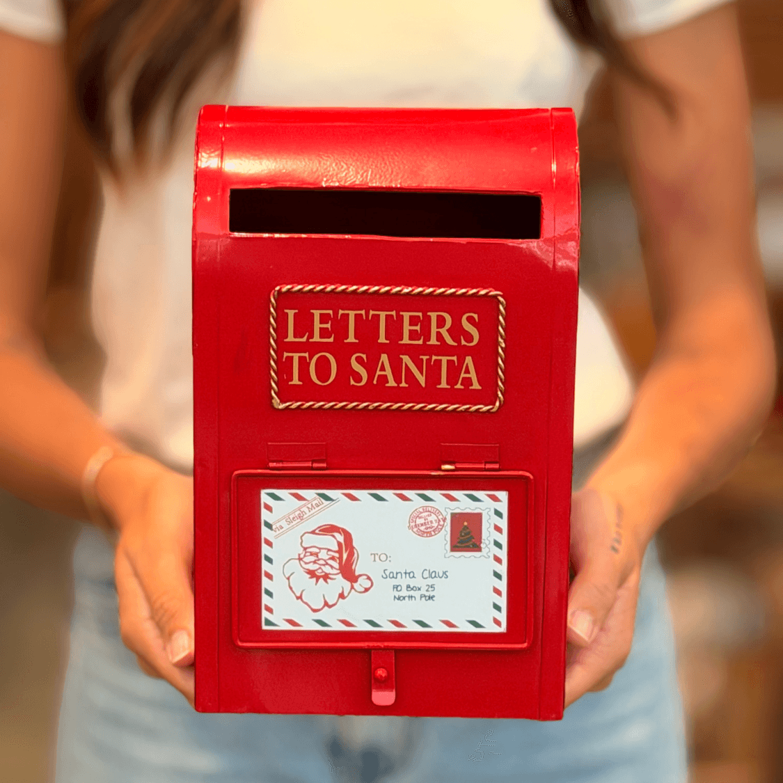 Caixa Decorativa Letter to Santa G