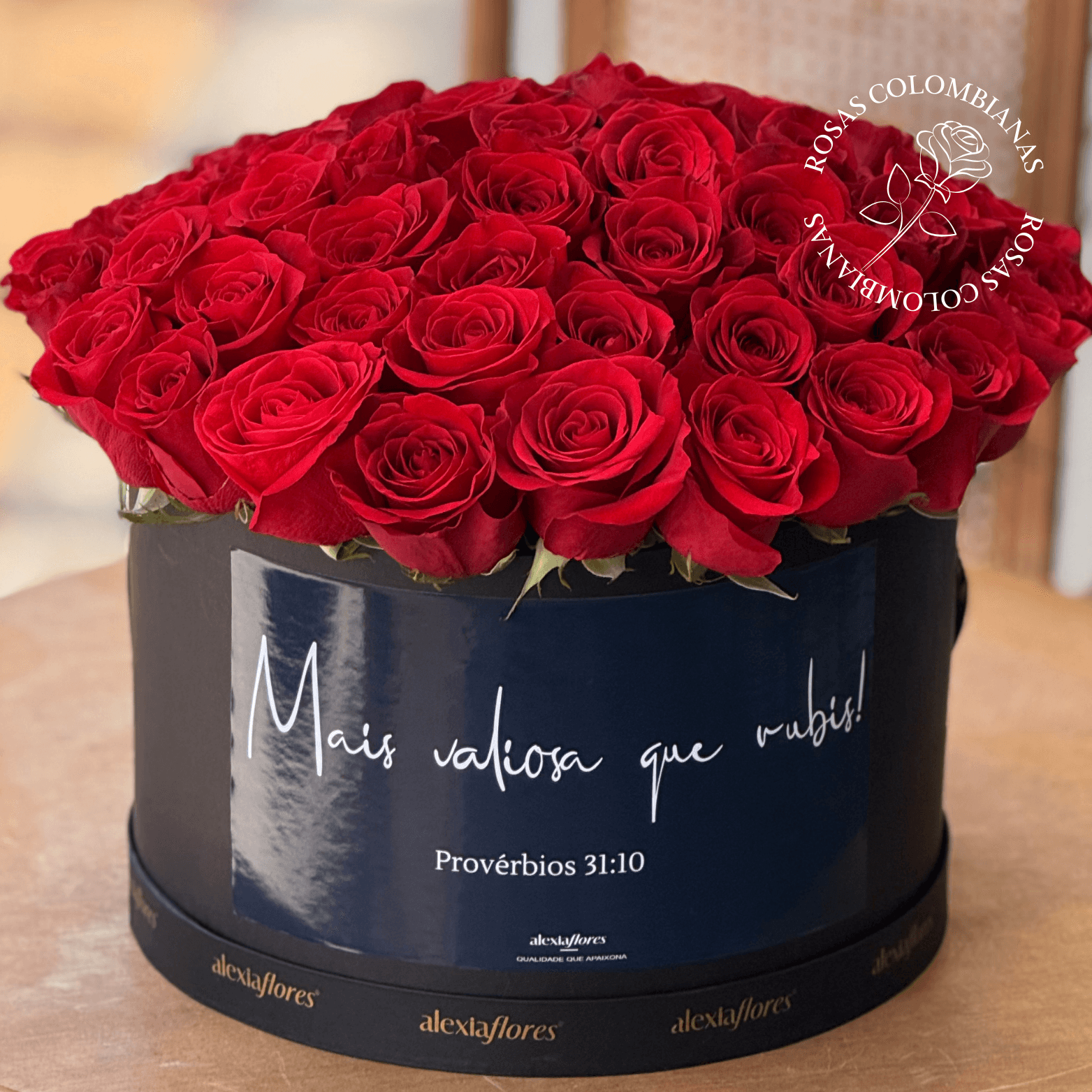 Box Alexia Preta - Tamanho GG (Rosas Colombianas)